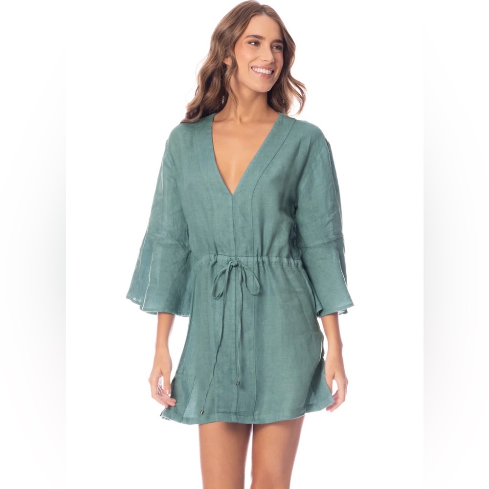 Maaji Eucalyptus Green Joy Kaftan